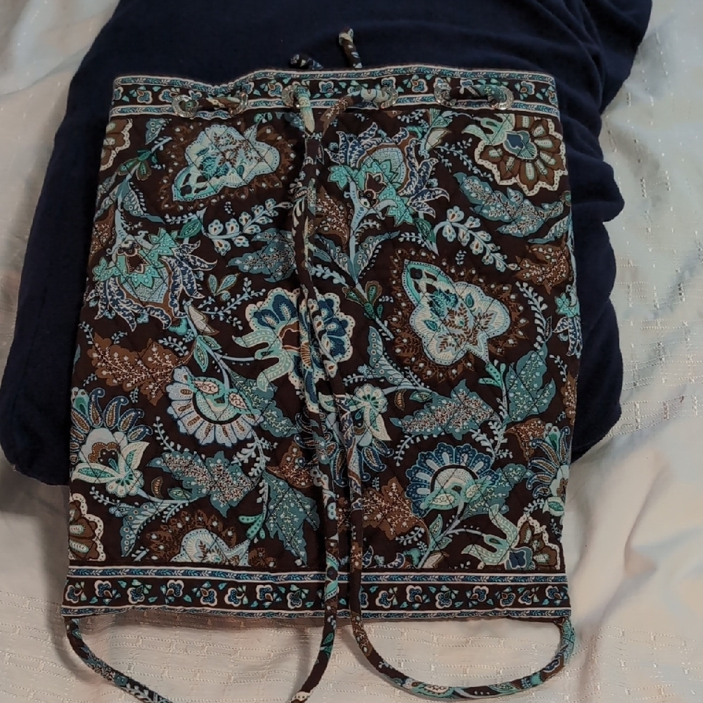 Floral Patterned Drawstring Bag - image 2